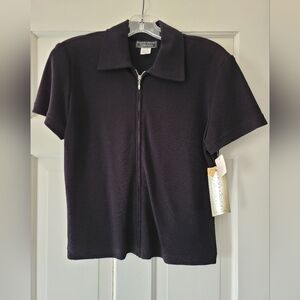 Women's Size Large Carol Anderson Collection Black